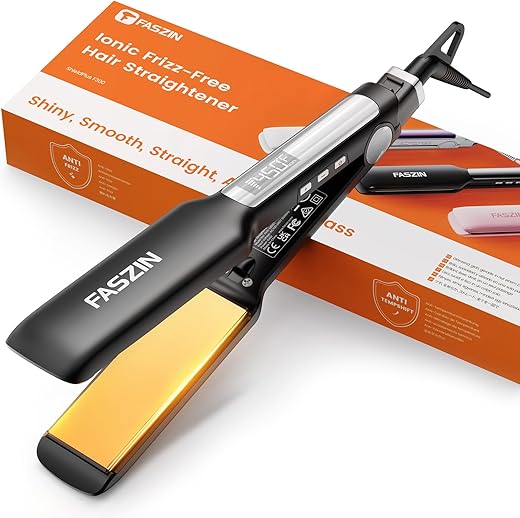 Faszin Titanium Wide Hair Straightener ...