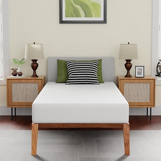 FDW 8-Inch Gel Memory Foam Twin Mattres...
