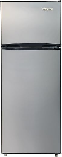 Retro 2-Door Apartment Refrigerator wit...