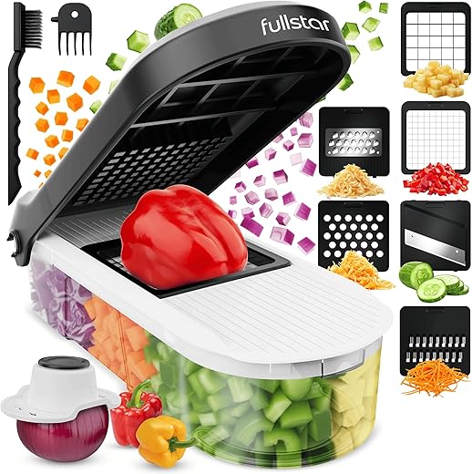 6-in-1 Vegetable Chopper and Slicer wit...