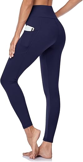High Waisted Tummy Control Leggings wit...