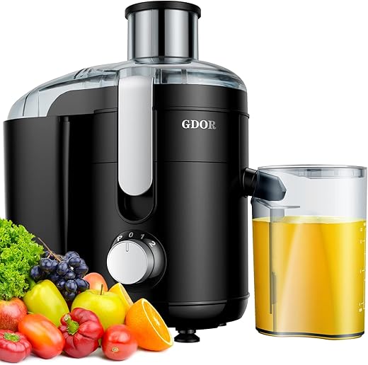 GDOR Electric Juicer with Titanium Disc...