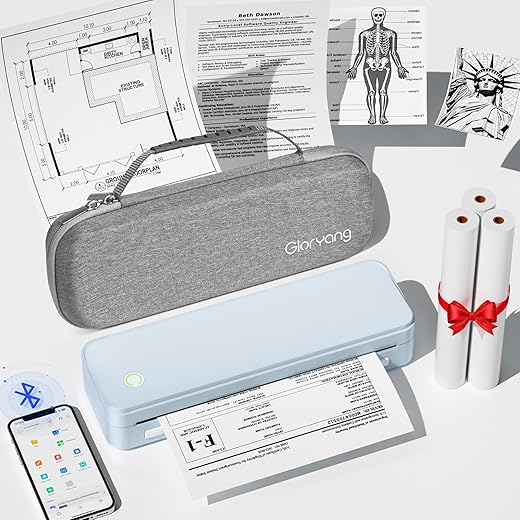 Portable Inkless Bluetooth Printer for ...