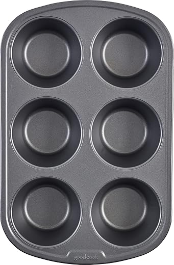 GoodCook Non-Stick Texas Muffin Pan ...