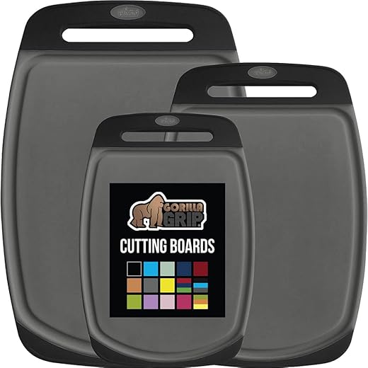 Gorilla Grip Reversible Cutting Board S...