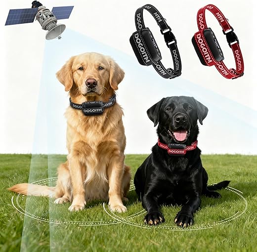 GPS Wireless Dog Fence System for 2 Dog...