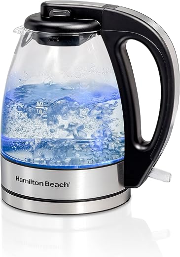 Hamilton Beach 1L Glass Electric Tea Ke...