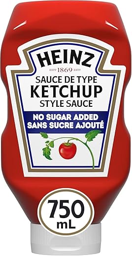 Heinz No Sugar Added Tomato Ketchup, 75...