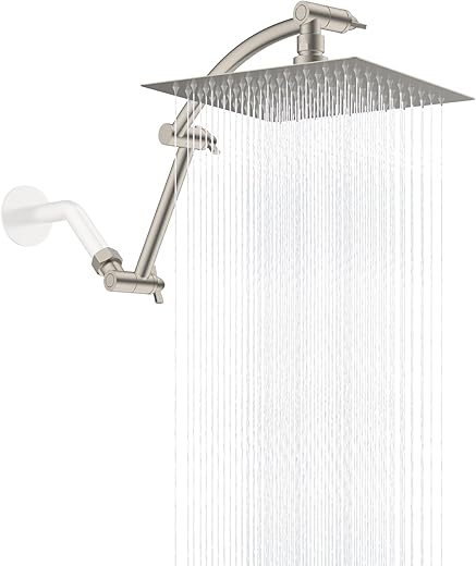 High-Pressure 8″ Square Rain Show...