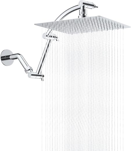 10″ High Pressure Rain Shower Hea...