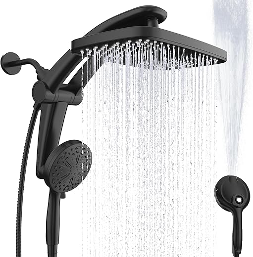 High-Pressure Rain Shower Head with Han...