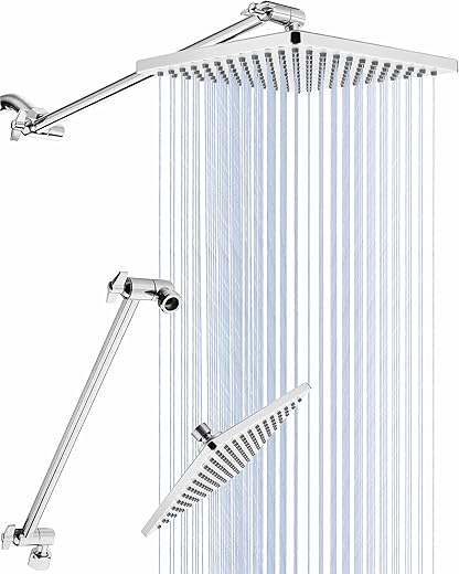 High-Pressure 8” Rain Shower Head...