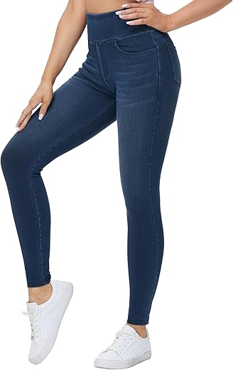 High Waisted Women’s Jeggings wit...