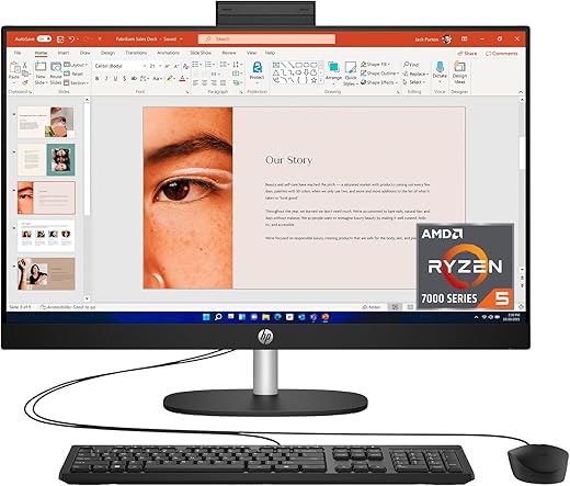 HP 27″ All-in-One Desktop PC R...