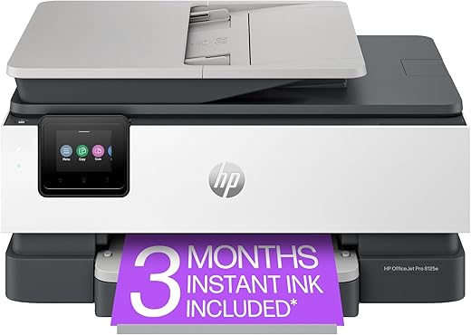 HP OfficeJet Pro 8125e Wireless Color A...