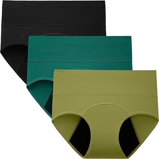 INNERSY Women’s Hi-Waist Period U...