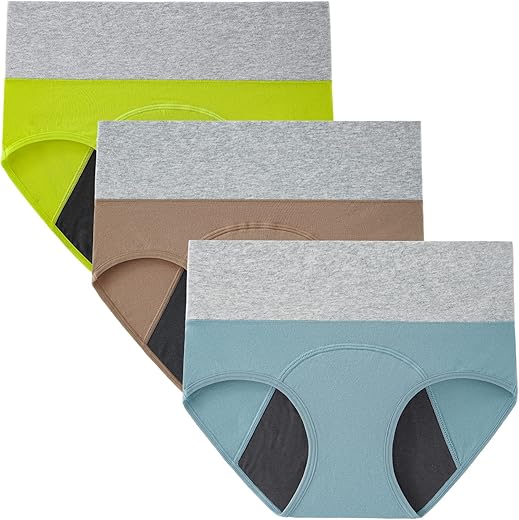 INNERSY Women’s Cotton Hi-Waist P...