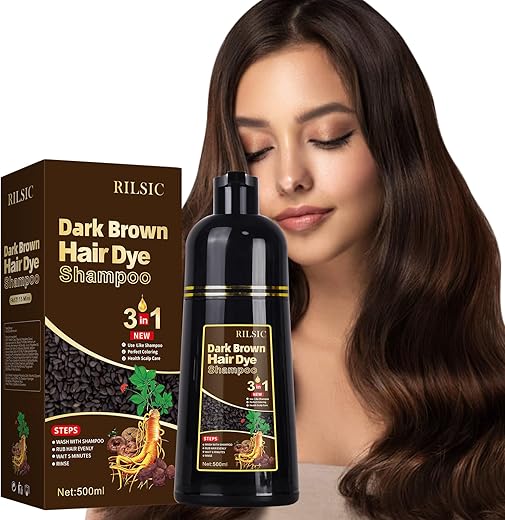 Instant Black Hair Dye Shampoo for Grey...