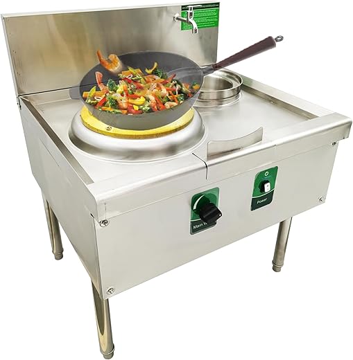 Commercial Single-Burner Gas Wok Stove ...