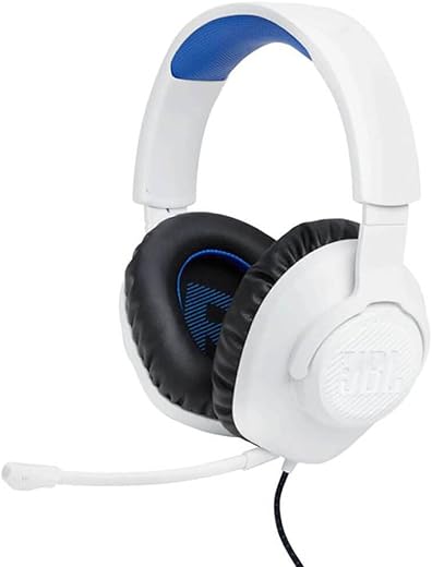 JBL Quantum 100P White Gaming Headset f...