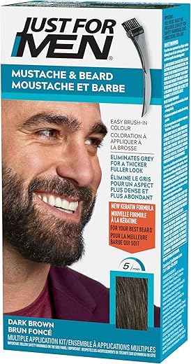 Just For Men Dark Brown Beard Dye with ...