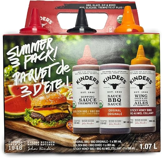 Kinder’s Summer BBQ Sauce Trio &#...