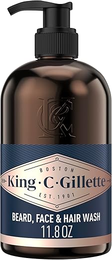 King C. Gillette Beard & Face Wash...