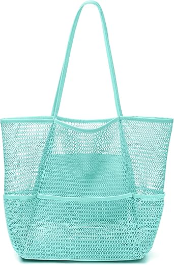 Large Foldable KPX Mesh Beach Tote Bag ...