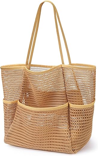 Large Foldable Mesh Beach Tote Bag for ...