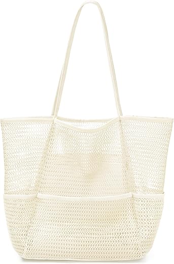 Large Foldable Mesh Beach Tote Bag for ...