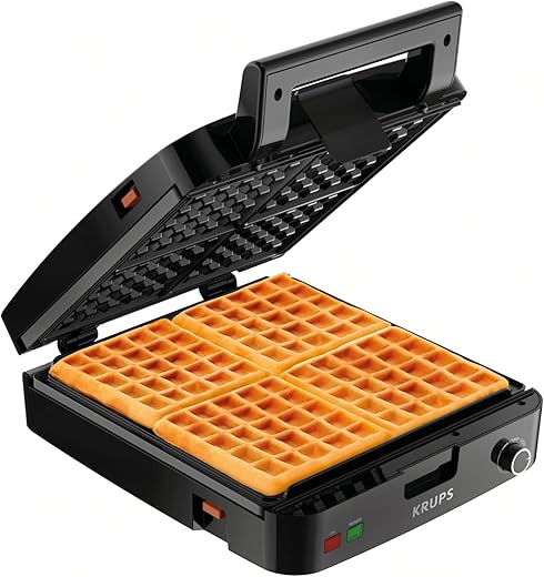 Krups Stainless Steel Waffle Maker R...