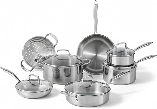 Lagostina Forte 12-Piece Stainless Stee...
