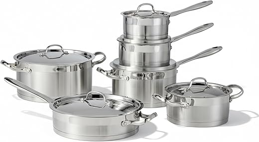 Lagostina Moderna 12-Piece Induction Sa...