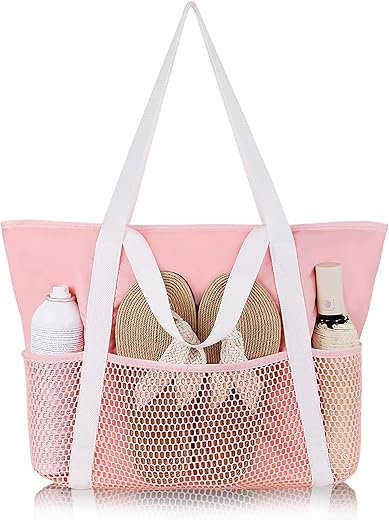 Large Waterproof Beach Tote Bag for Wom...