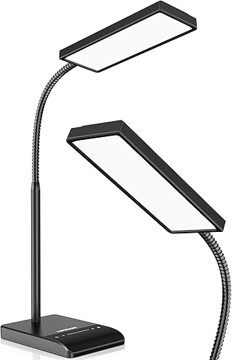 LEPOWER LED Desk Lamp – 800LM Tou...