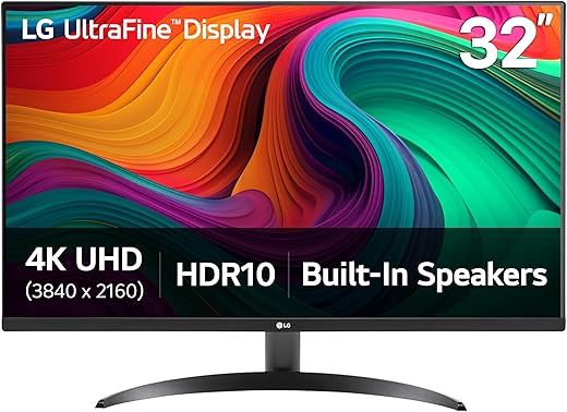 LG 32UR500K-B 32″ 4K UHD Monitor ...