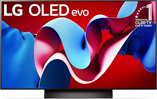 LG 48″ C4 OLED 4K Smart TV with α...