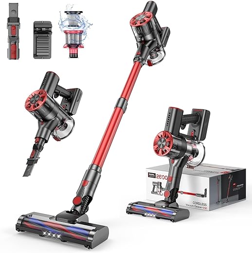 Powerful Cordless Stick Vacuum Cleaner ...