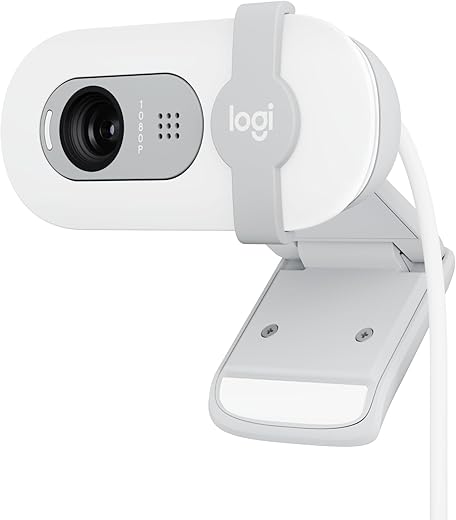Logitech Brio 100 Full HD Webcam with M...