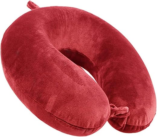 Luxury Memory Foam Travel Neck Pillow &...