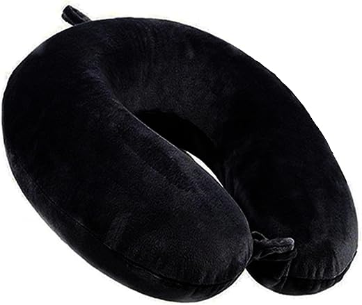 Luxury Memory Foam Travel Neck Pillow &...