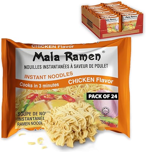 Mala Ramen Chicken Instant Noodles R...