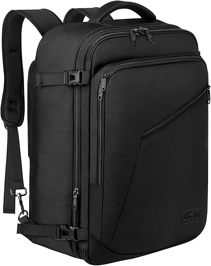 MATEIN 40L Expandable Travel Backpack &...