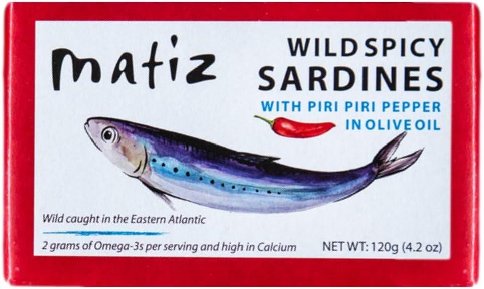 Spicy Wild Spanish Sardines in Olive Oi...