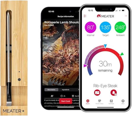 MEATER Plus Smart Bluetooth Meat Thermo...