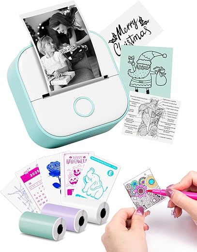 Memoking T02 Mini Bluetooth Sticker Pri...