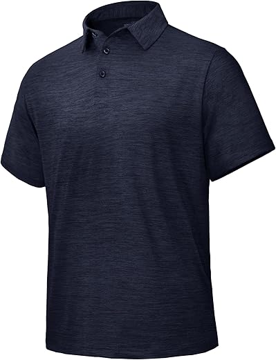 Men’s Quick Dry Black Polo Shirt ...
