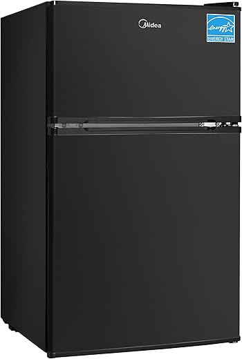 Midea 3.1 Cu Ft Double Door Mini Fridge...