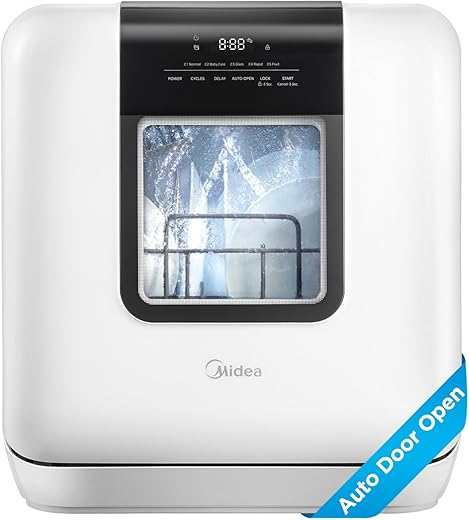 Midea Portable Countertop Dishwasher wi...