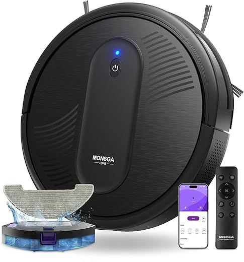 Powerful Robot Vacuum & Mop with 1...